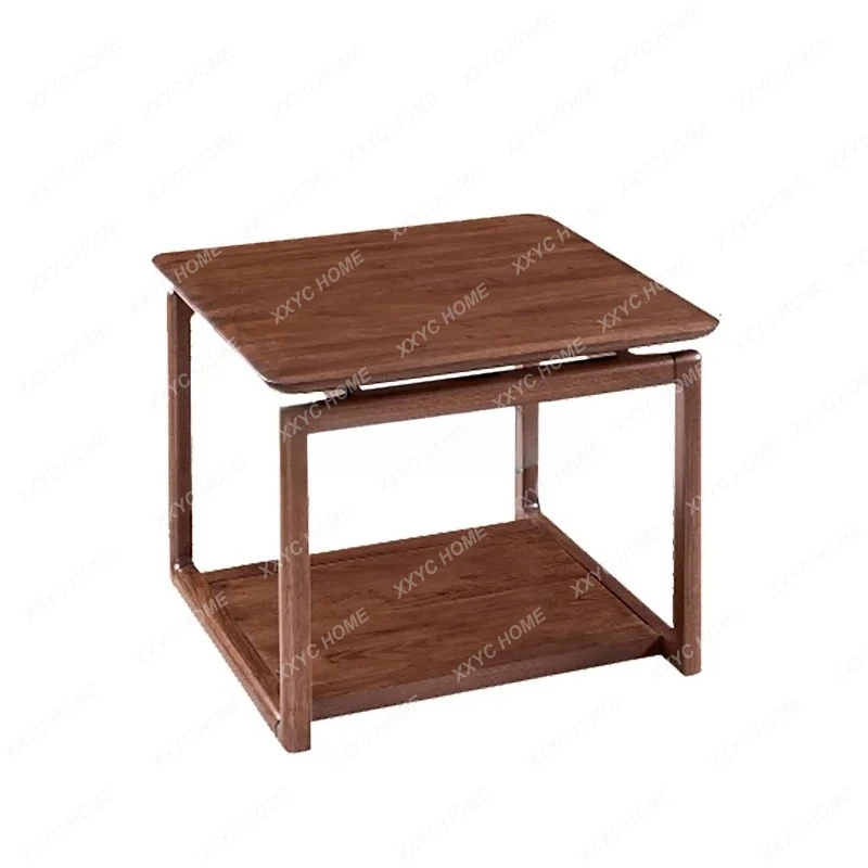 

DVNew arrive Walnut edge cabinets, sofa corner cabinets, mobile small edge tea square cabinets, simple and modern
