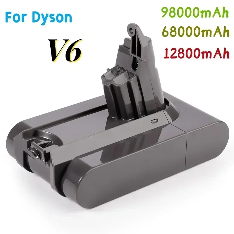 Batterie Li-ion 12800mAh 21.6V 98Ah pour aspirateur Dyson V6 DC58 DC59 DC61 DC62 DC74 SV09 SV07 SV03 965874-02