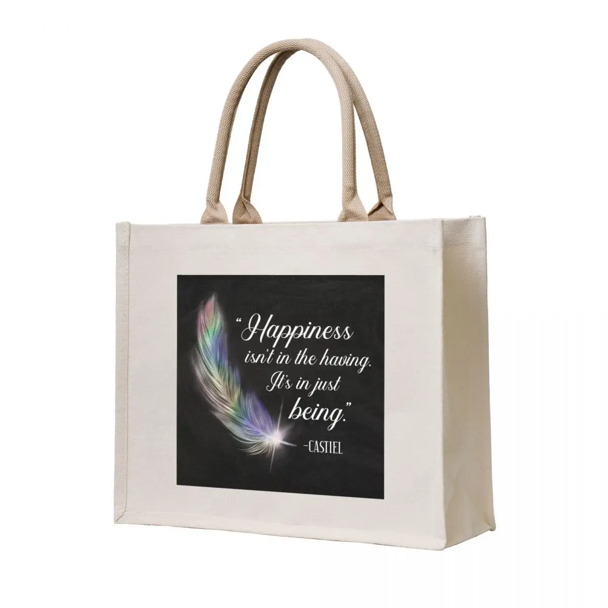 

Castiel's Happiness Tote Bag Lady bags Fabric bag Gift bags shopper bag women