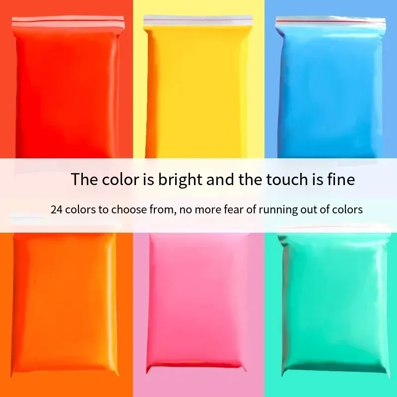 어린이 감각 놀이를위한 50g 라이트 폴리머 모델링 클레이 DIY Craft Air Dry Fluffy Slime Project