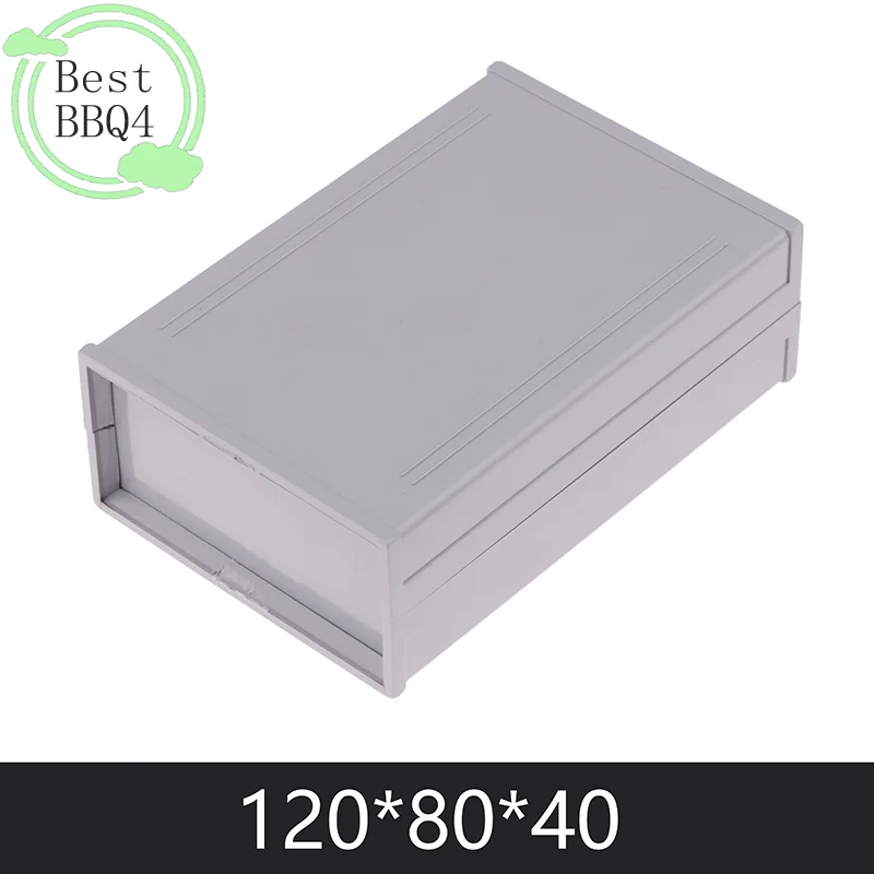 (BBQ4)1pcs PCB Instrument Box Enclosure Electronic Project Case DIY 120x80x40mm Wire Junction Boxes
