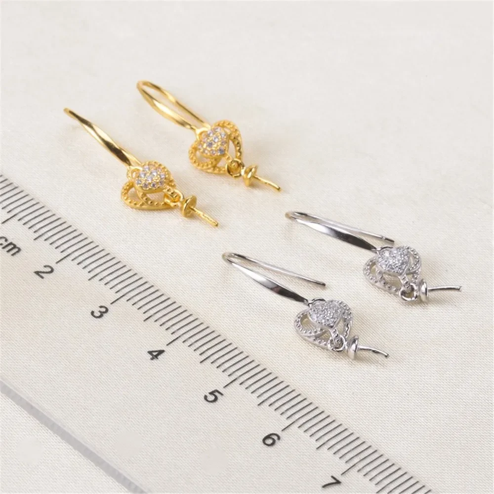 

Gold-Plated Pearl Beads Stud Earrings Setting Base Diy Jewelry Making Findings&Components No Pearl E119