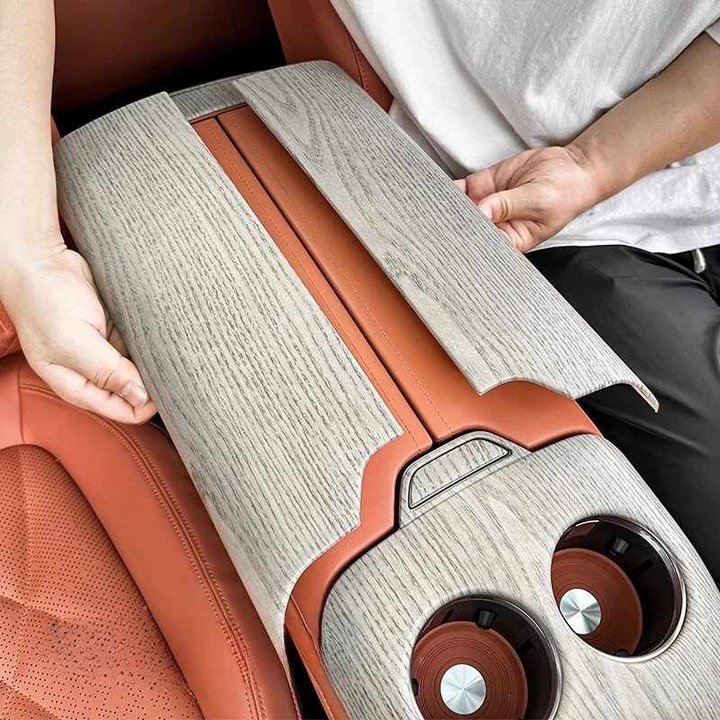 

Декоративная наклейка из АБС-пластика под персиковое дерево для DEEPAL S07/S7. Декоративная рамка для заднего воздуховода центральной консоли и подстаканника.