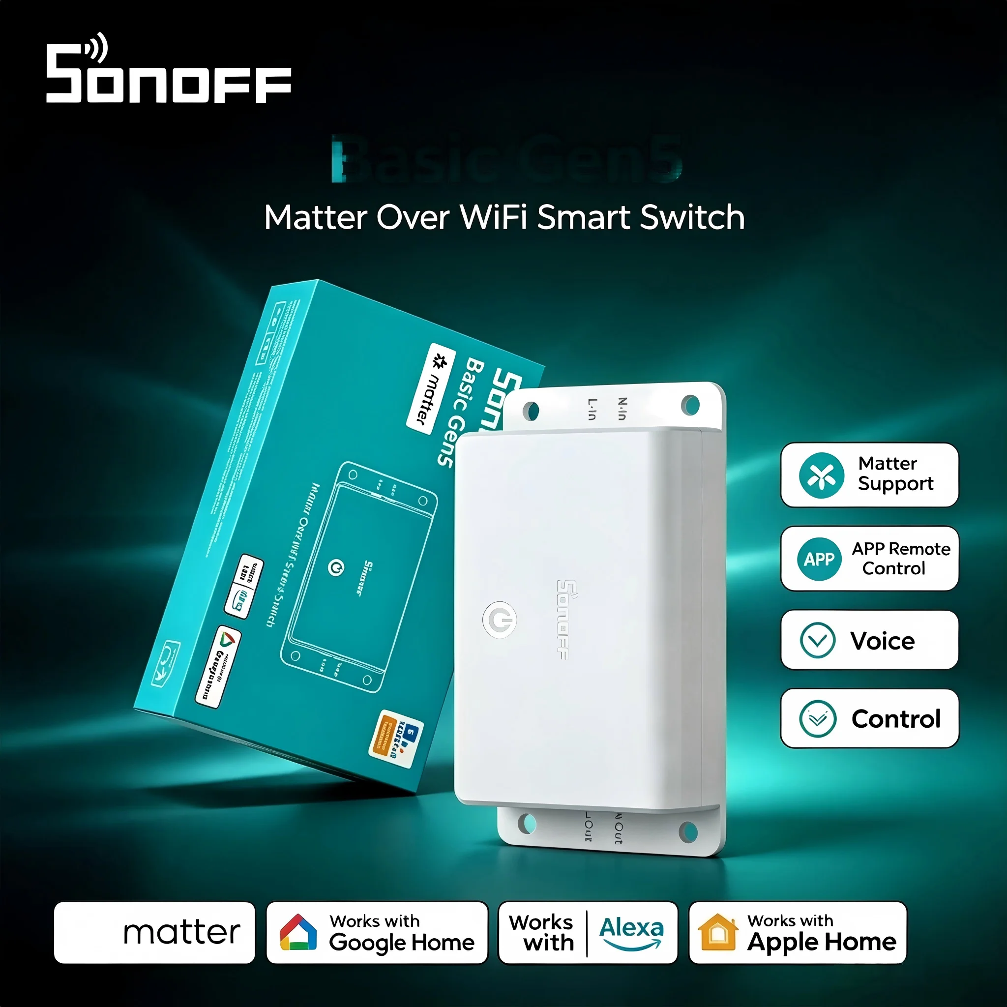 Sonoff Basic Switch - SONOFF Basic Gen5 (BASIC-1GS) Sakelar Pintar