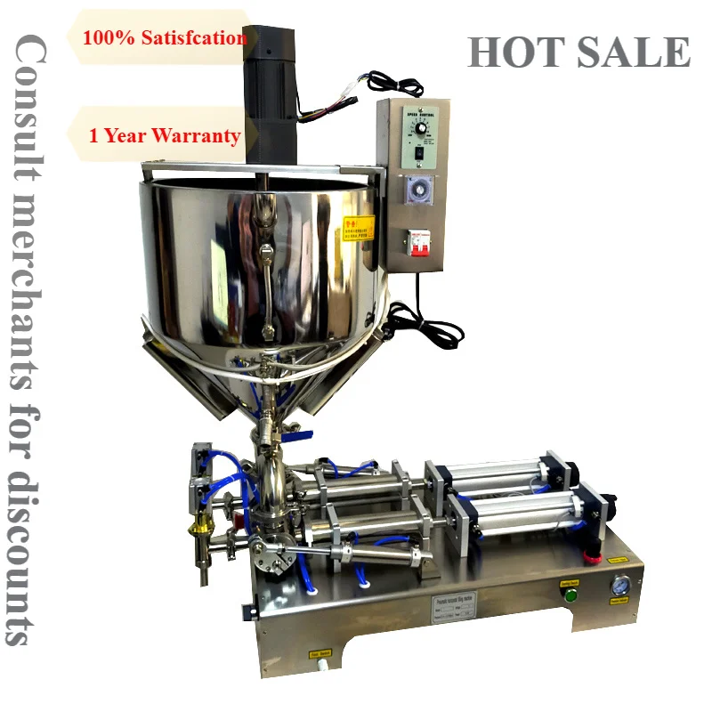 

SS81 Quantitative Liquid Paste Filling Machine For Honey Ketchup Cream Face Cream Pneumatic Filling Machine