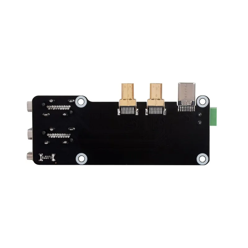 Adattatore multifunzione Micro HDMI-compatibile a HDMI-c per Raspberry Pi 5 / 4B due metodi di alimentazione doppia uscita 4K