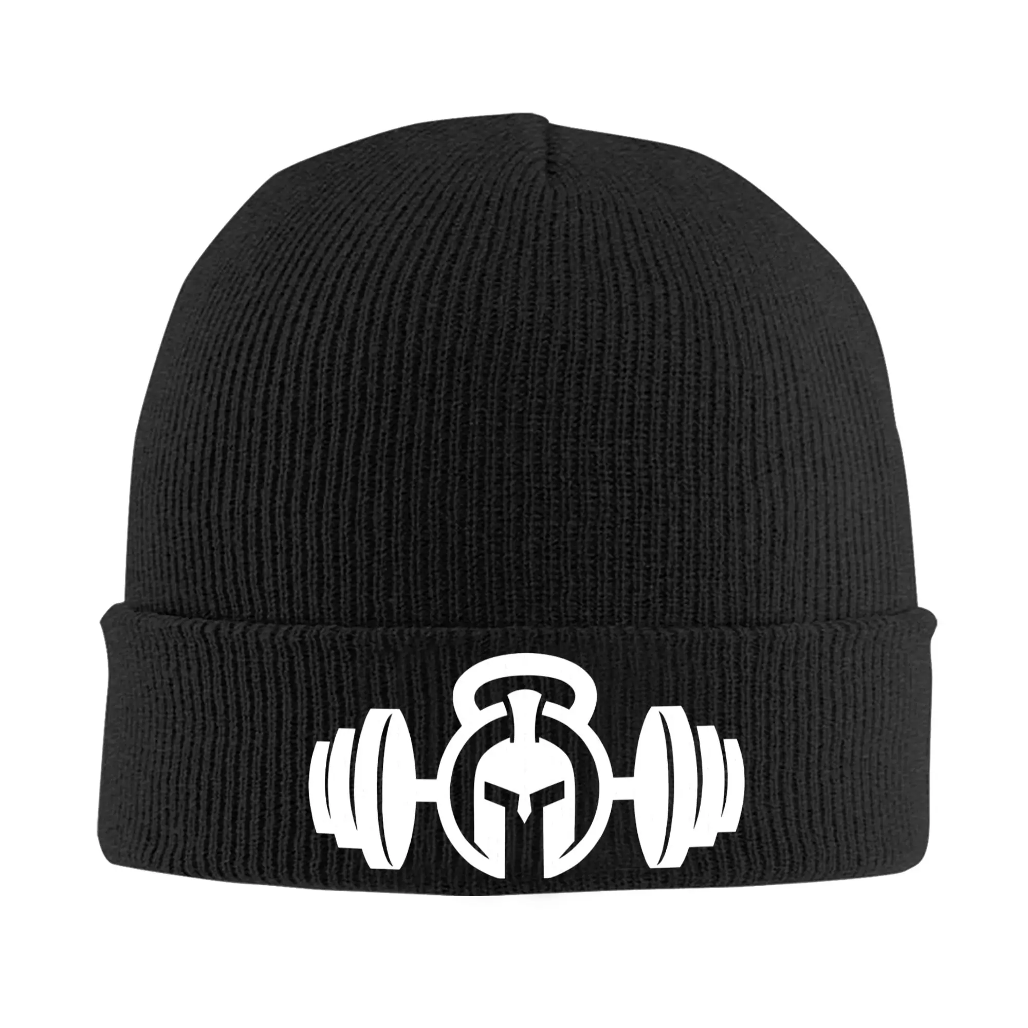Custom Spartan Gym Skullies Beanies Caps Men Women Outdoor Winter Warm Knit Hat Adult Bodybuilding Fitness Muscle Bonnet Hats