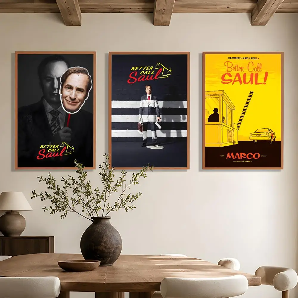 Series Crime B-Better Call Saul Poster Wall Art Poster HD Waterproof PP Print Bedroom Living Room Office Decor Gift
