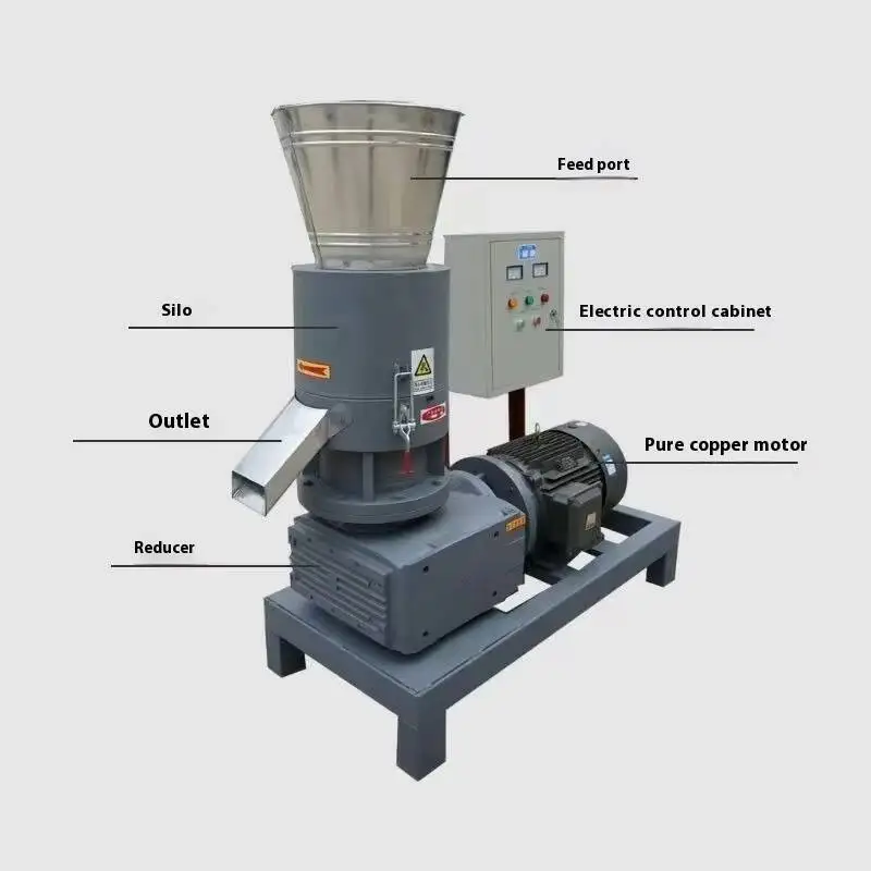 Machine de fabrication de sciure de granulés, Machine de granulés de carburant, Machine de granulés de biomasse, Machine de granulation spéciale pour la biologie