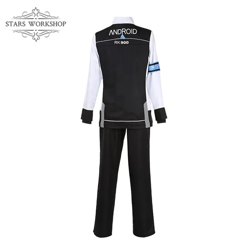 

Detroit:Become Human Connor Cos RK900 Agent Suit Uniform Men Women Jacket Coat T-Shirt Trousers Halloween Carnival Suit SFRV66Y7