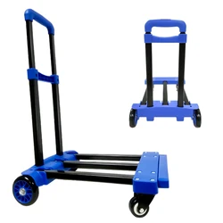 Foldable Carts Wholesale High Quality 4 Wheels Medium Size Carton Package Plastic Customized Folding 100kg