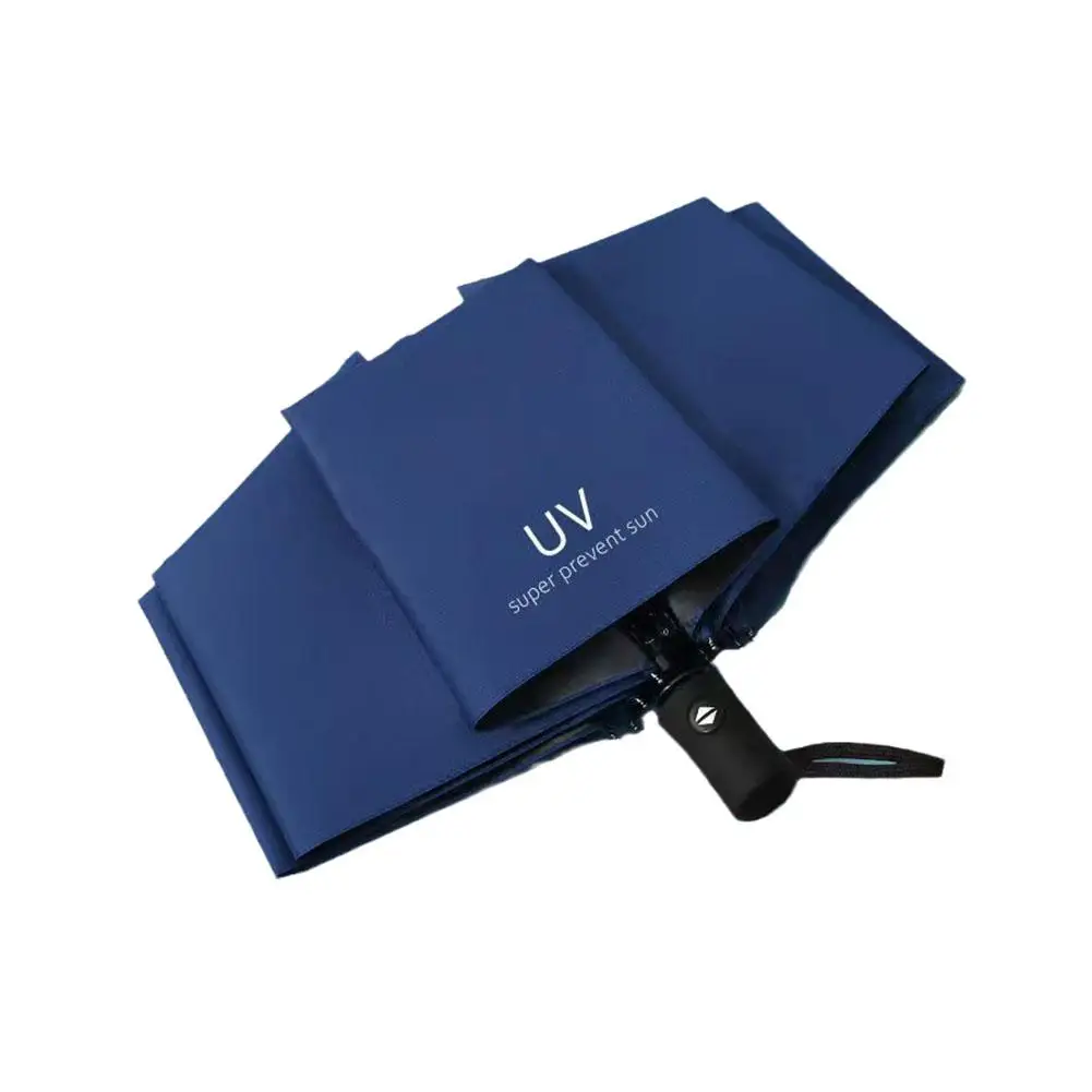 Automatic Sunshade UV Vinyl Automatic Folding Umbrella Rainproof Sunscreen 8-bone Folding UV Protection Outdoor Essential Tools