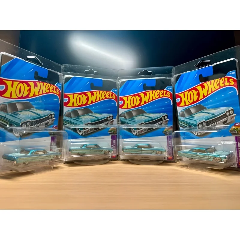 

Hot Wheels 2026 D Чехол Super Treasure Hunt Serise Impala LAYIN' LOW Литье под давлением Игрушечная модель автомобиля Коллекция игрушек-сюрпризов Автомобиль в подарок