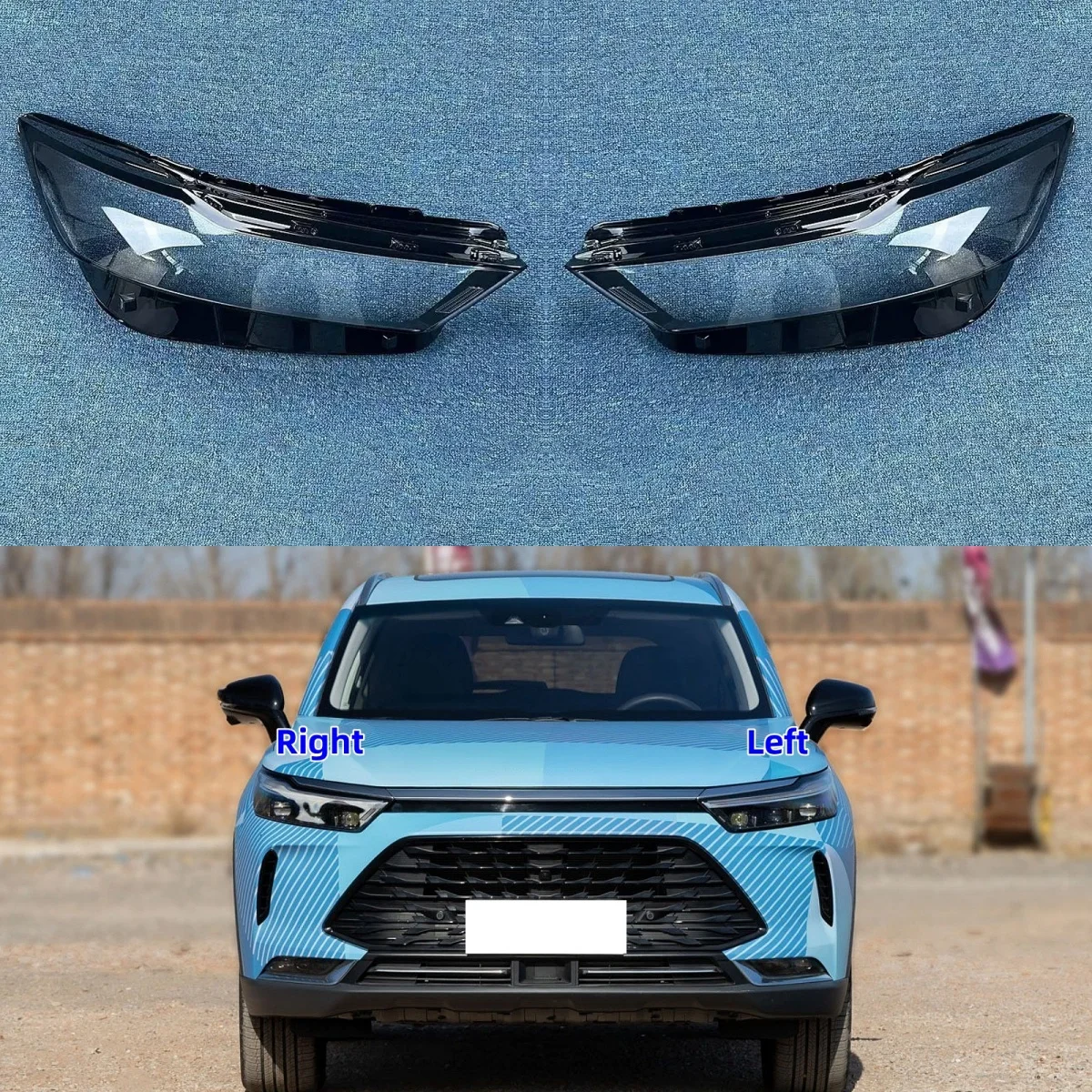 

Для Baic Beijing X7 2020 2021 2022, передние фары, стеклянная крышка объектива, абажур, автомобильный стеклянный чехол