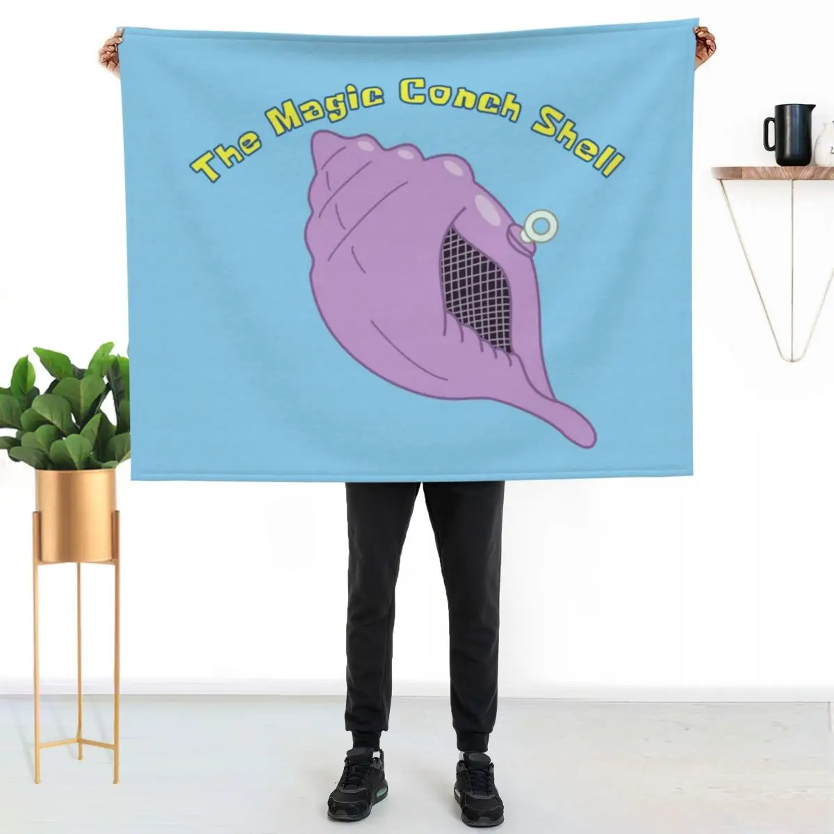 The Magic Conch Shell Throw Blanket Blankets For Bed christmas gifts Softest Extra Large Throw Large Warm Blankets