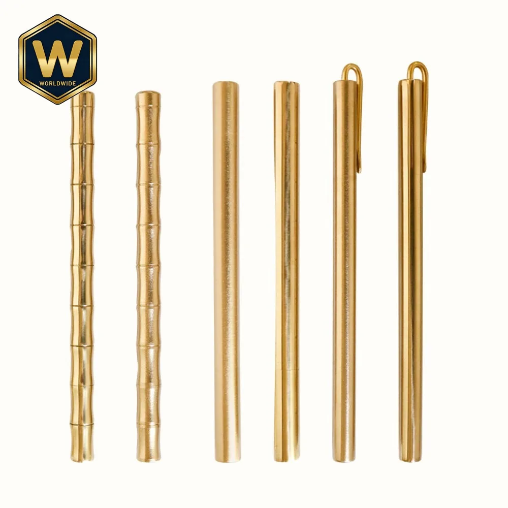 

Винтажная латунная цельнометаллическая гелевая ручка Signature