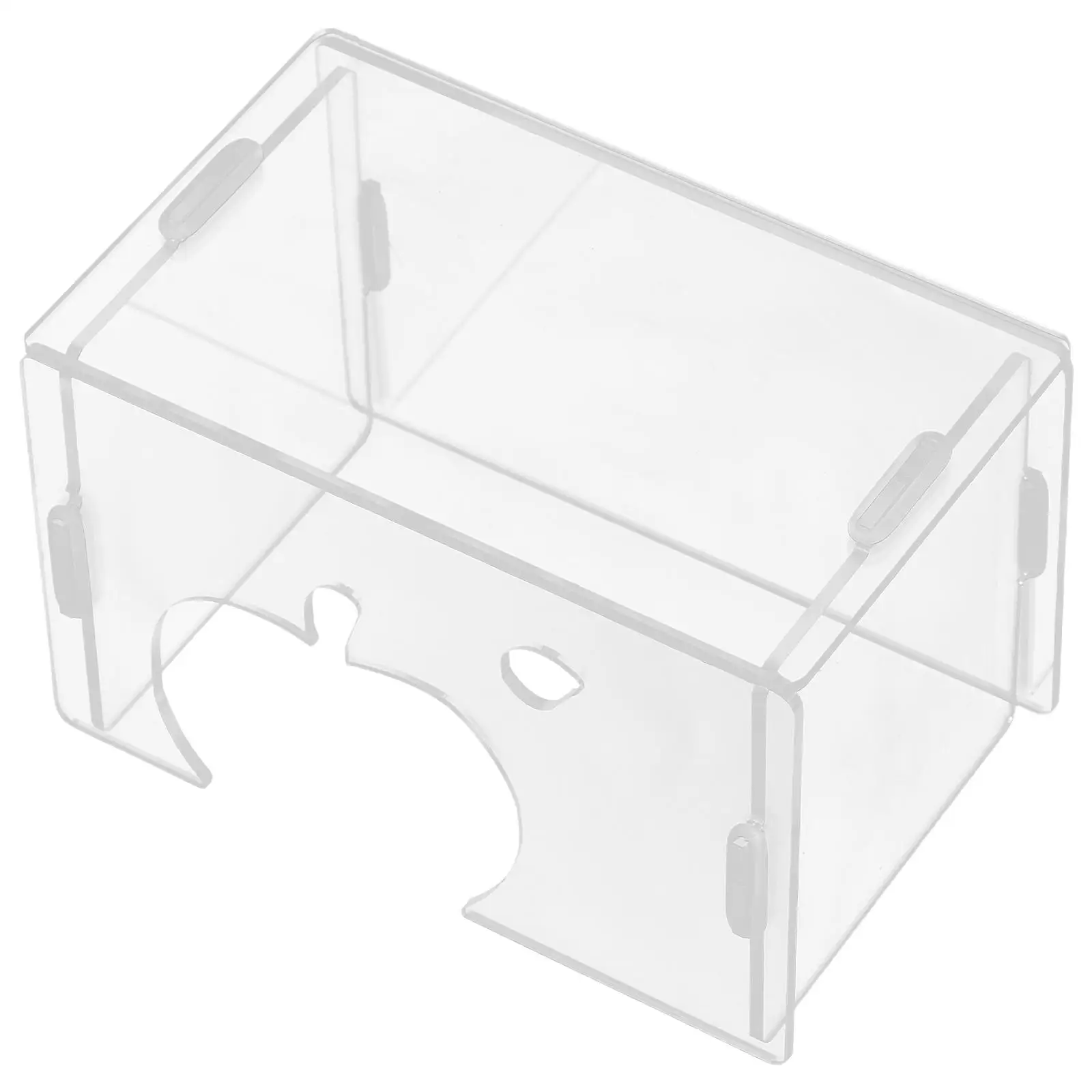 

Hamster Transparent Hiding Place Acrylic Small Animal House Spacious Shelter Cage Accessories Hideout Toys Habitat Decor