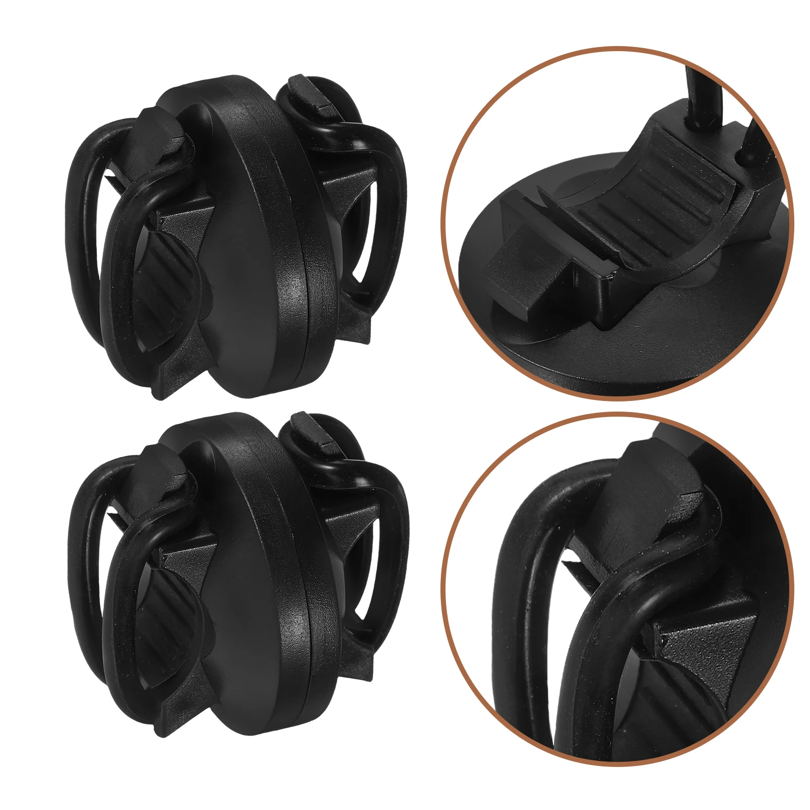 

4 Pcs Multifunction Light Clip Holder Bike Bracket Bicycle Flashlight Mount Clamp Plastic