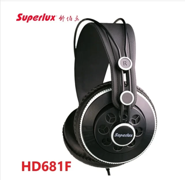 

Superlux HD681F HD681B semi-open professional monitor headphone For smartphone /computer listen music Adjustable Headband