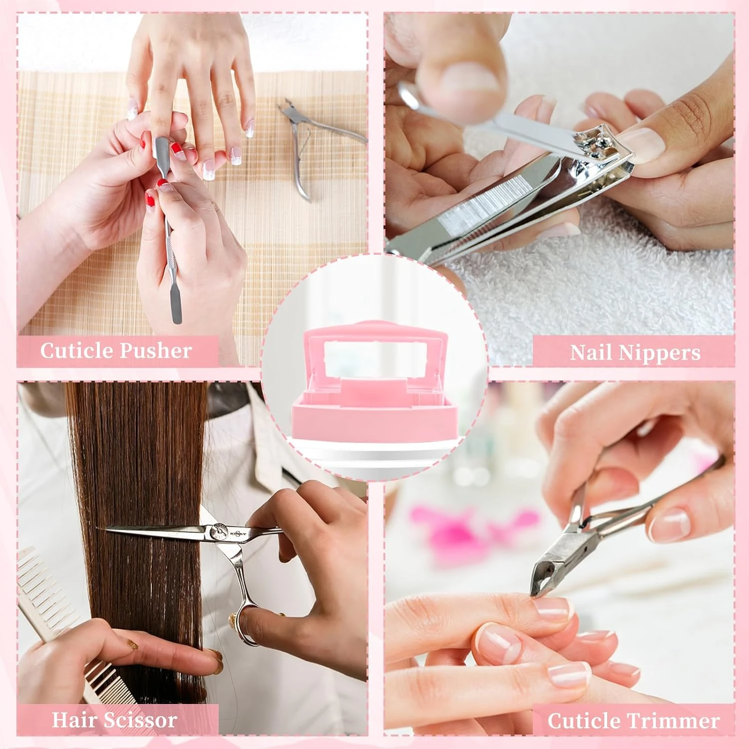 Effortless and Efficient Plastic Sterilizing Tray with Convenient Storage Organizer for Professional Beauty Tools - Handy Profes