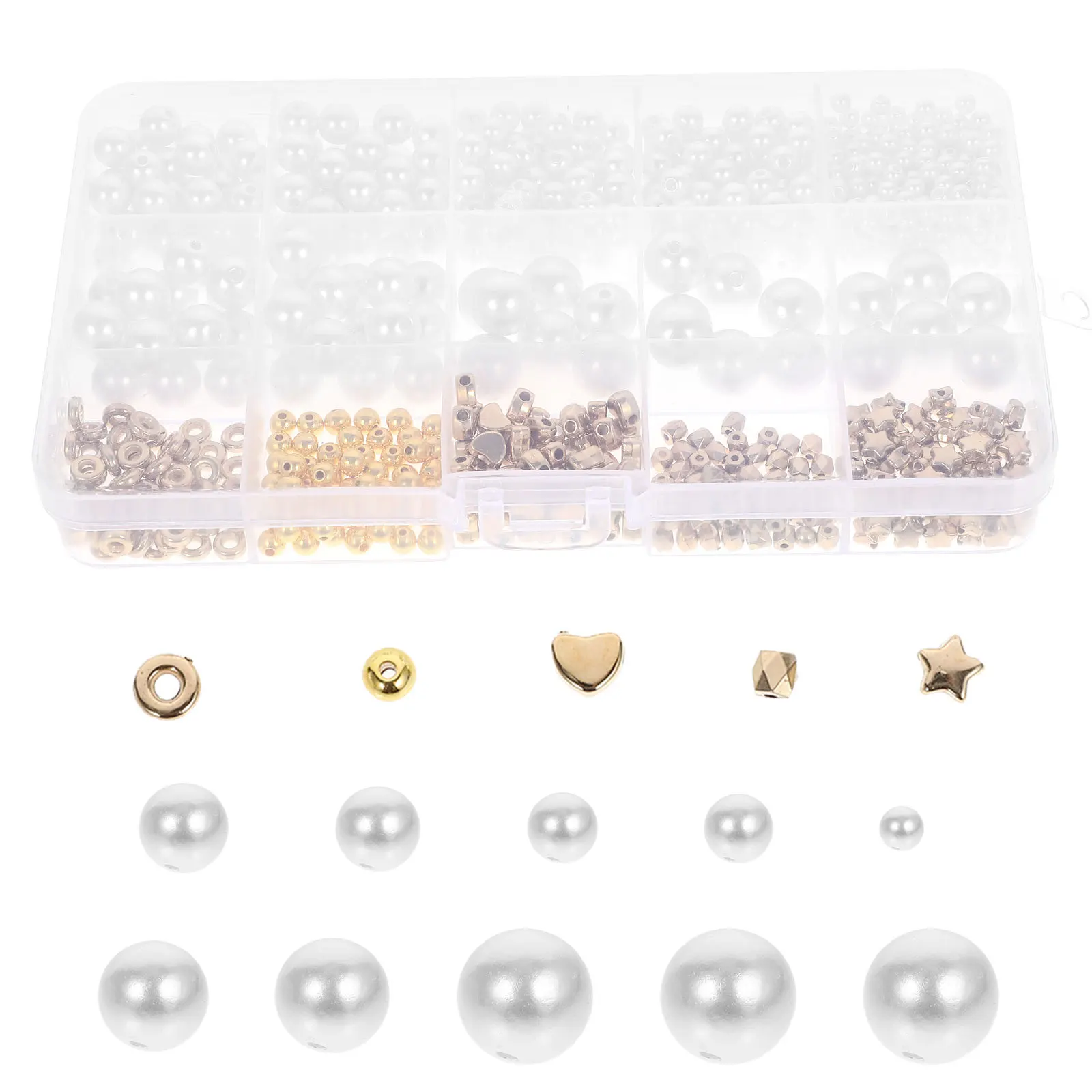 Safe Durable Spacer Beads for DIY Crafts Jewelry Making Accessory Necklace Bracelet Beads Unique Charm Jewelry Making Accessory