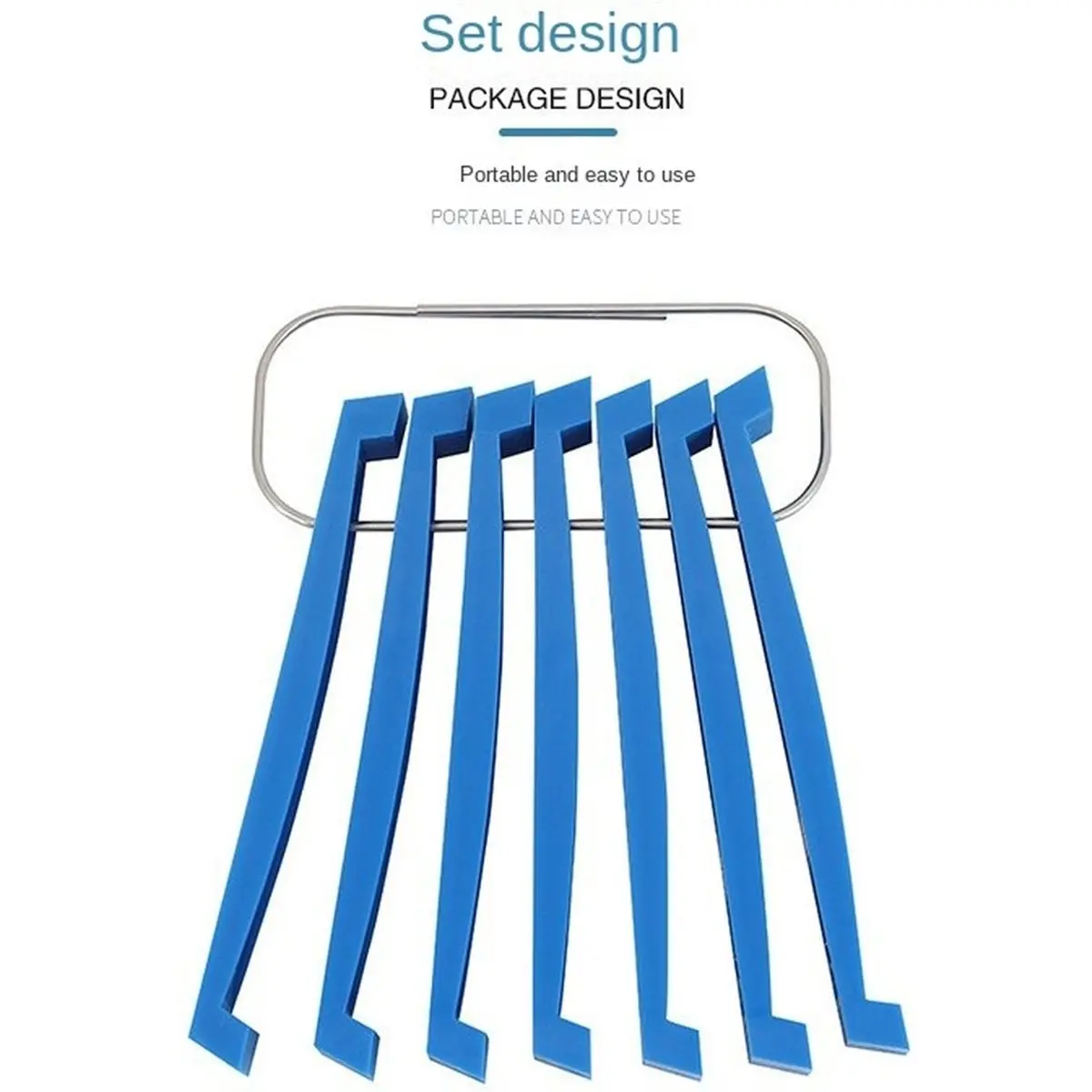 L70A 7 Pieces Repair Cleaning Brush, Coil Fin Comb for Commercial Appliance Home Automotive Maintenance Repair Evaporator view 6