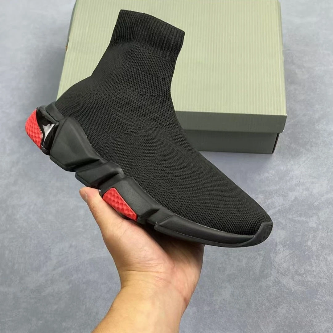 

2025 Designer Style High Quality Medium Help Tied Feet Knitted Socks Sneakers Casual Versatile Fashion