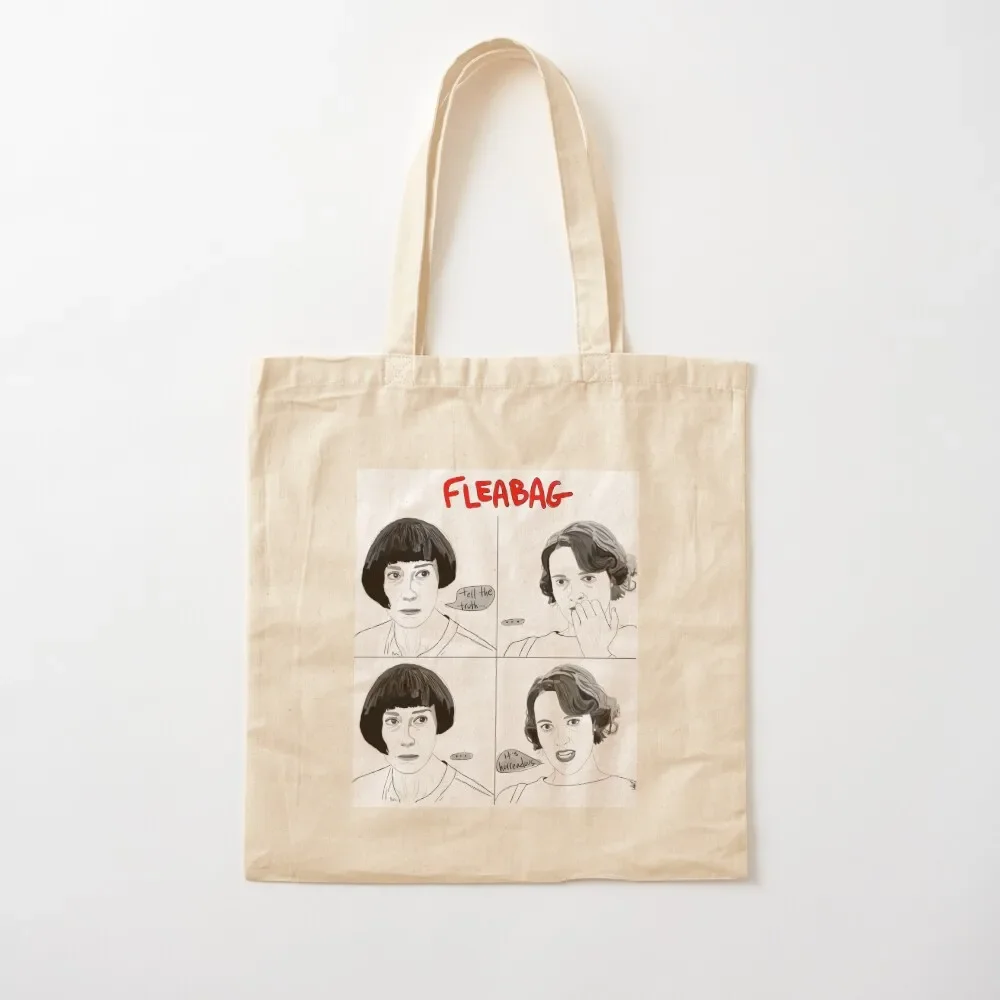 

Fleabag Tote Bag woman shopping bag tote bag university eco folding