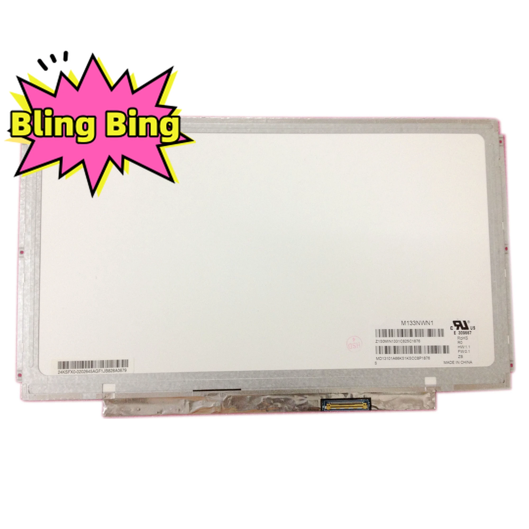 

M133NWN1 R0 fit B133XTN01.0 N133BGE-LB1 B133XW03 LP133WH2 TLGA TLHA 1366×768 13.3" 40 PIN EDP Laptop LCD Screen