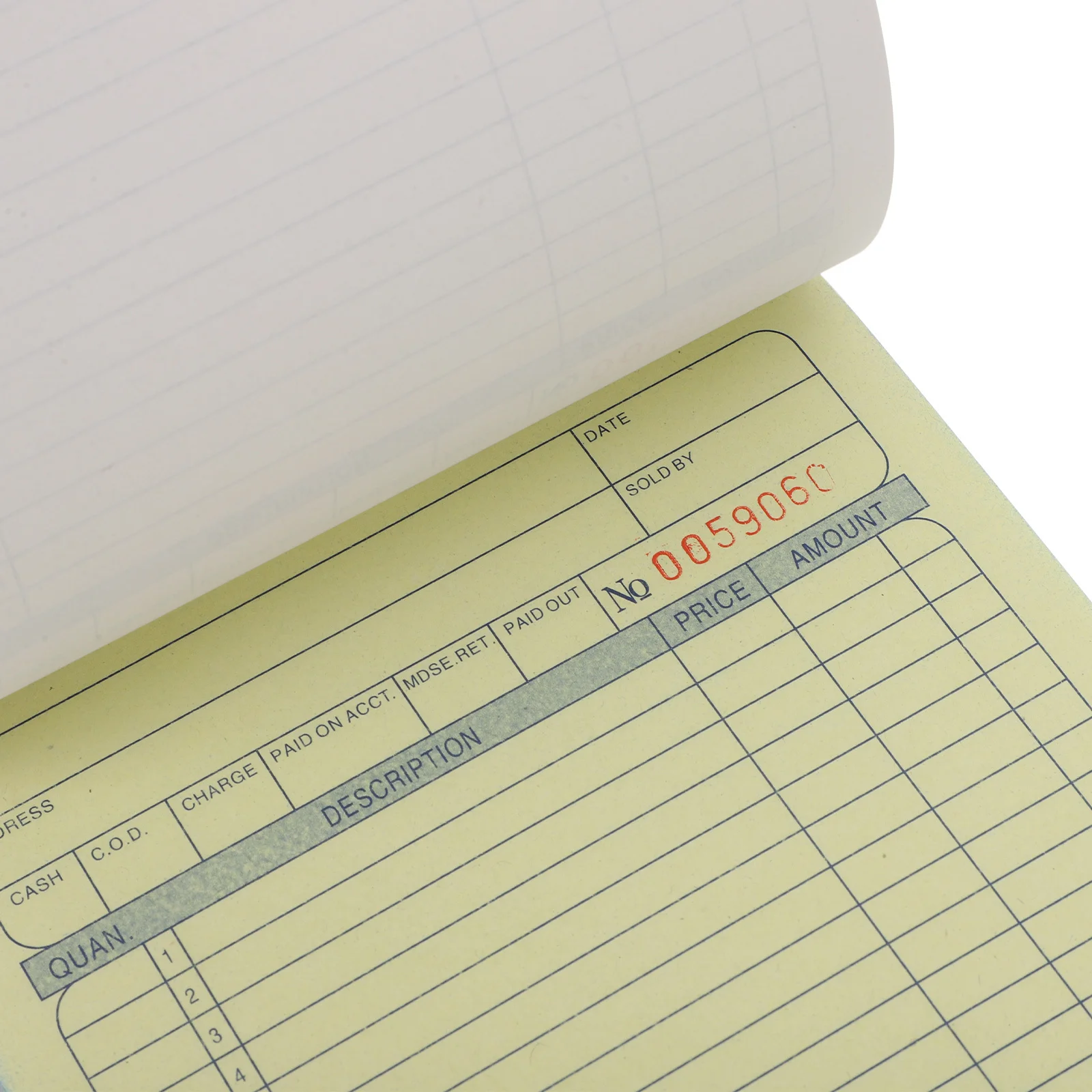 Small Business Purchase Order Book Convenient Size Invoice Receipt Tracking for Restaurants Sales and Financial