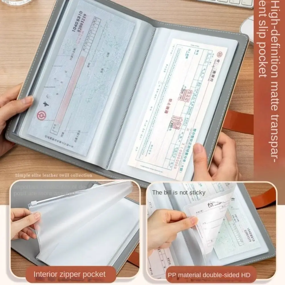 Waterproof Fixed Deposit Book Multi Pockets Save Money Deposit Book Holder Easy and Fun with Password Lock