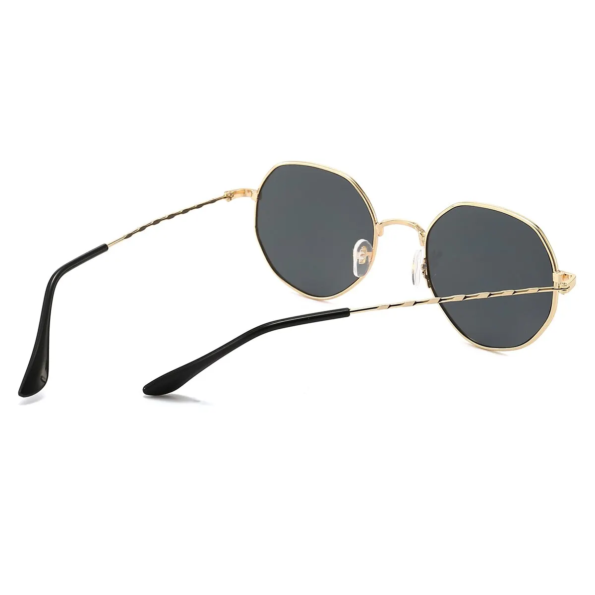 Wielokąt metalowe okulary przeciwsłoneczne w stylu Vintage dla kobiet okulary przeciwsłoneczne męskie luksusowe marki okulary przeciwsłoneczne damskie lustrzane Gafas De Sol Uv400 — zdjęcie 5