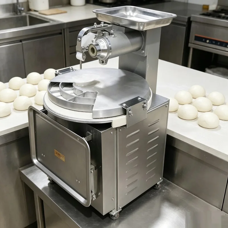 Adjustable Size Dough Ball Making Machine 110V 220V Automatic Dough Divider Rounder High Efficiency Steamed Bun Dough Maker
