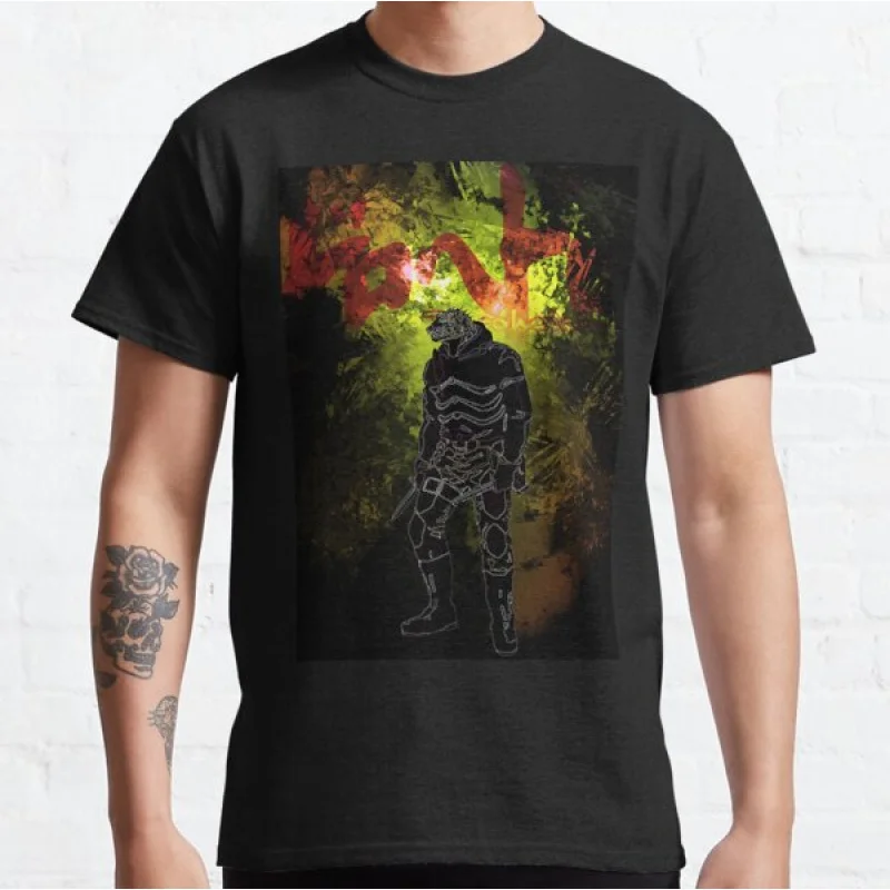 

Caiman Awakening Manga Dorohedoro Anime T shirt kaiman Manga Men's print Graphic Tee Shirt 100% cotton Y2K clothes All size tops