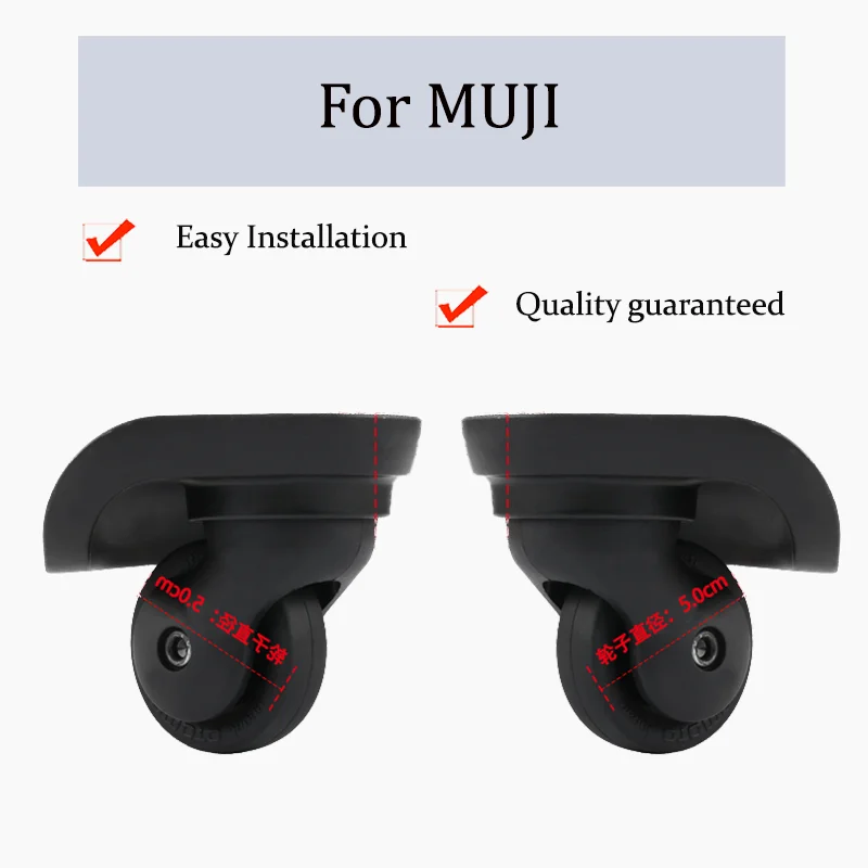 

For MUJI Travel Essentials - Silent 360° Rotation, Anti-Violence Check-in Compatible With Most Suitcases