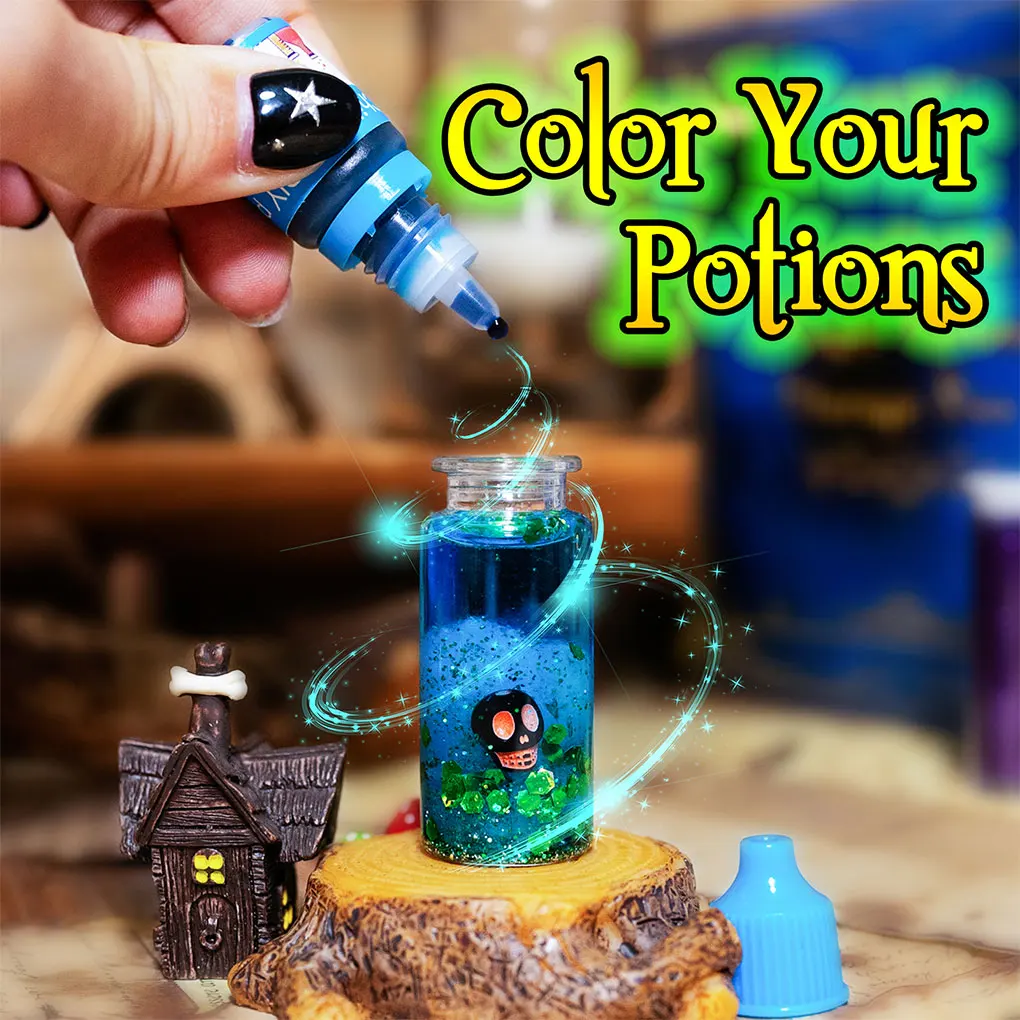 20pcs DIY Halloween Witch Magical Potions Fairy Mixies Potion Kits Christmas DIY Handmade Decorations Creative Crafts Toys