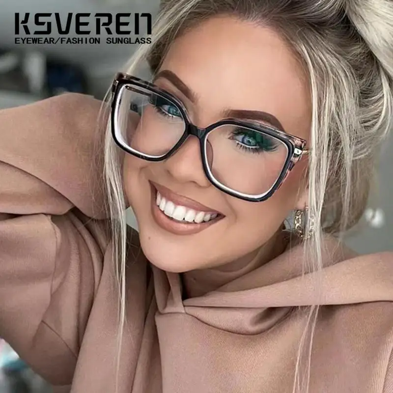 Anti Blue Light Reading Glasses Women Cat Eye Optical Prescription Glasses Fashion Presbyopic Readers For Read +1.00 To +6.00