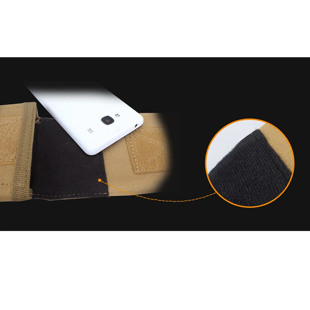 

6 Inch Universal Outdoor Fanny Pack Cell Phone Pouch Case for Belt Black