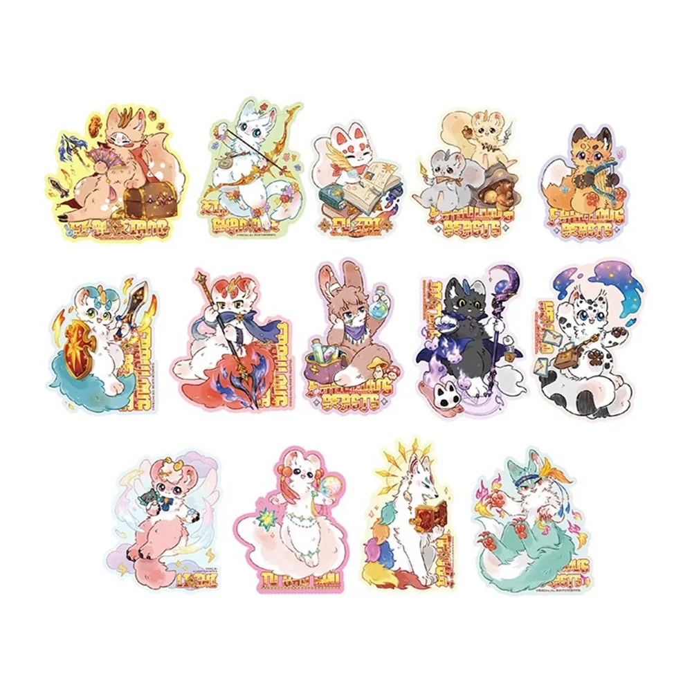 Official Fabulous Beasts Suitcase Diy Decorative Sticker Collection Cosplay Original Gift Cute Lovely