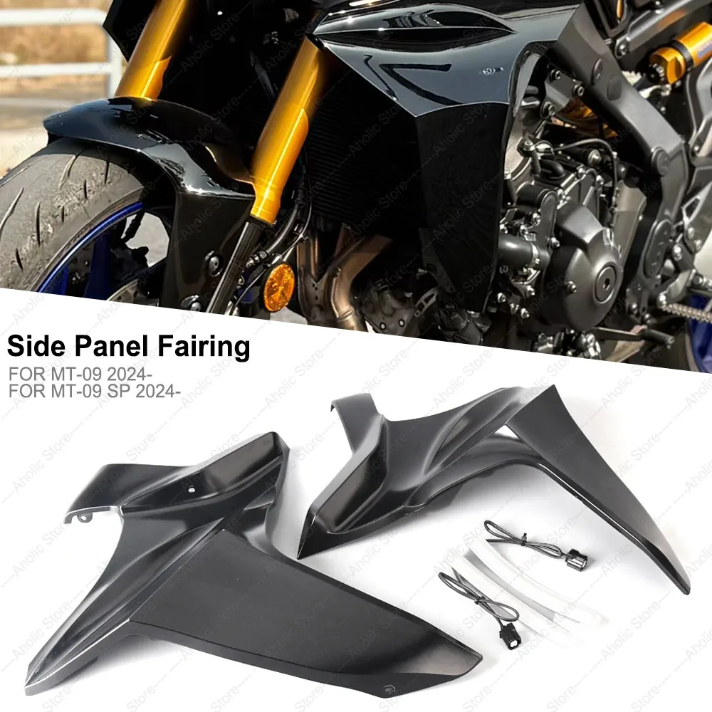 Motorcycle Radiator Tank Side Panels Protector FOR YAMAHA MT 09 MT09 MT-09 SP 2024 2025 2026 Side Fairing Panels