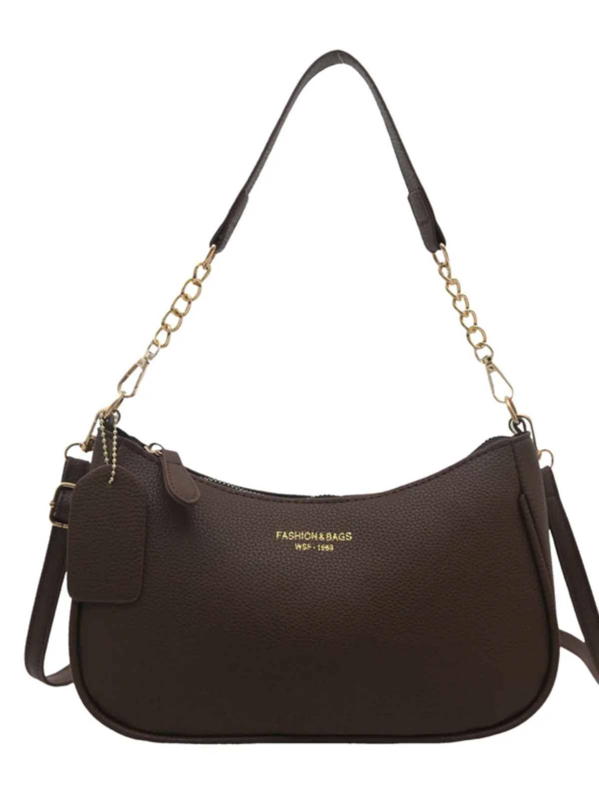 حقيبة كتف نسائية عصرية غير رسمية، حقيبة يد أنيقة لربيع 2025، حقيبة صغيرة مربعة الشكل من الجلد الصناعي #3