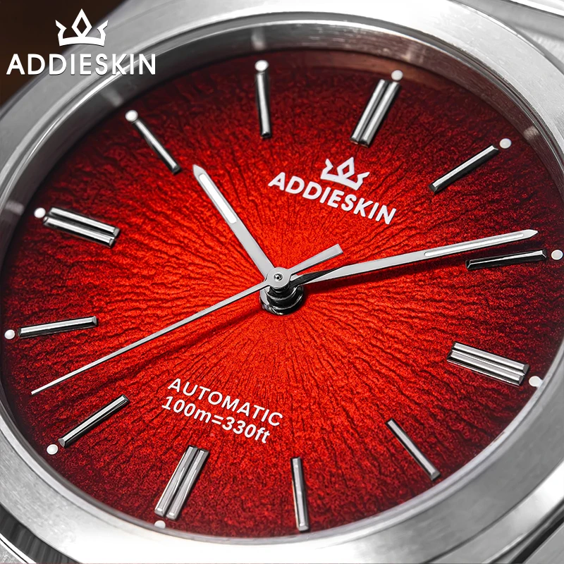 

AddiesKin K001 Mechanical Watch 9015 Japanese Mechanical Movement 100m Waterproof Coated with Anti-glare Blue Film Business Gift