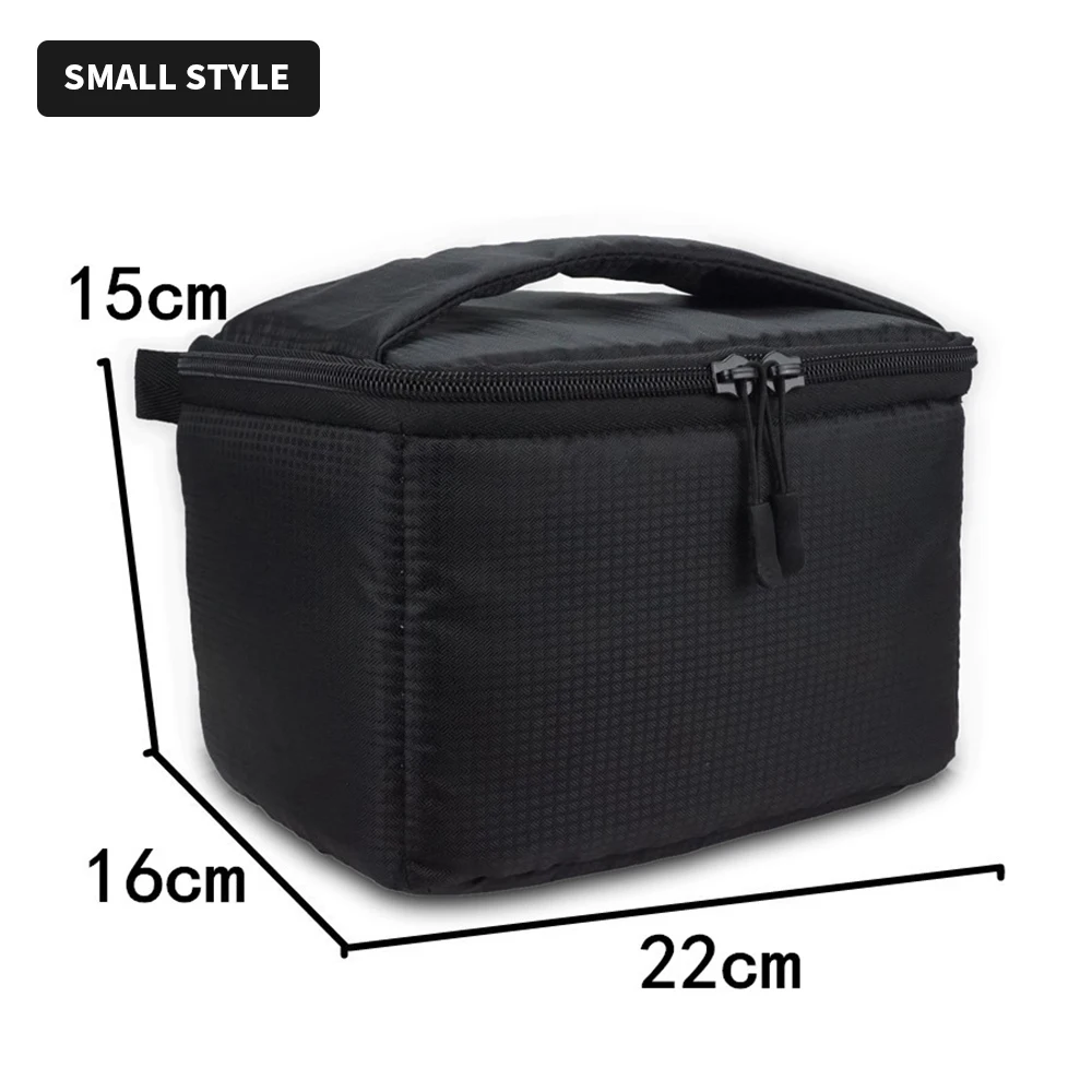 Waterproof DSLR Camera Inserts Bag Portable Inner Partition Padded Protector Bag Super Thick Drop-Proof Liner Inserts Handbag