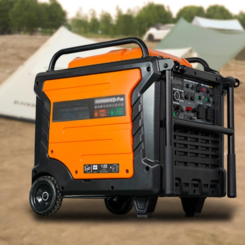 

Gasoline generator 220V household silent frequency conversion 8.5KW mobile portable outdoor liquefied gas dual-purpose