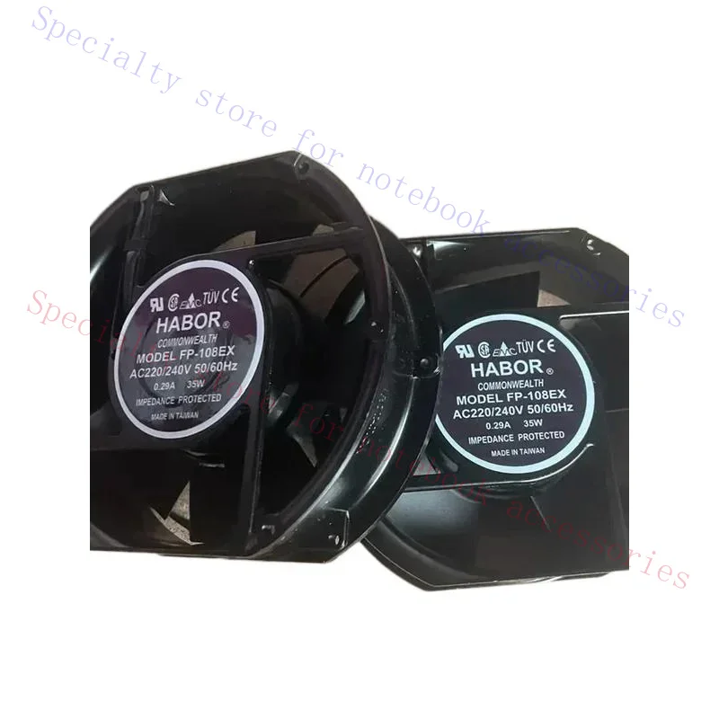 AAA+ New HABOR FP-108EX Axial Flow 110V/220V/380V 35W Electric Control Cabinet Cooling Fan