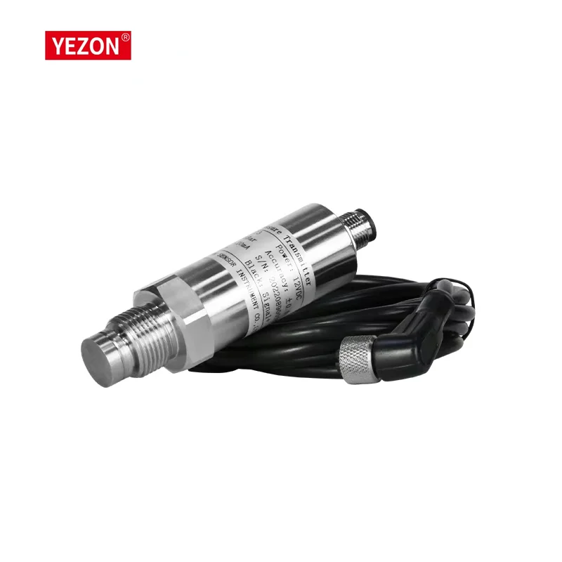 2026 M12 4 PIN Anti-Blocking Hard Flat Film Pressure Sensor Transmitter Oil Wear-Resistant for Concrete Asphalt Base Liquid Air