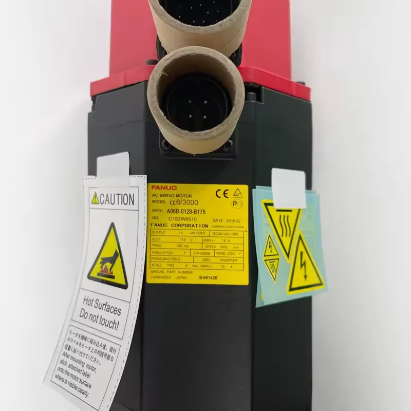 Fanuc Servo Motor A06B-0128-B175 Fanuc CNC Control Tested Ok A06B 0128 B175