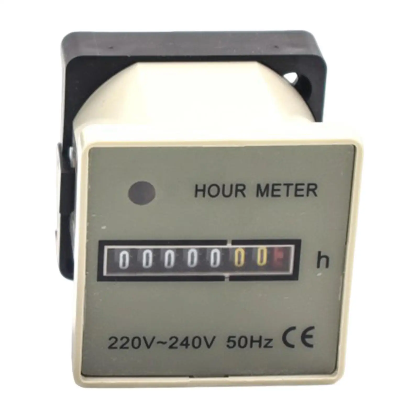 Mechanical Hour Meter Digit Display 50Hz 99,999.99 Hours Hourmeter for Industrial Use Engine Generator