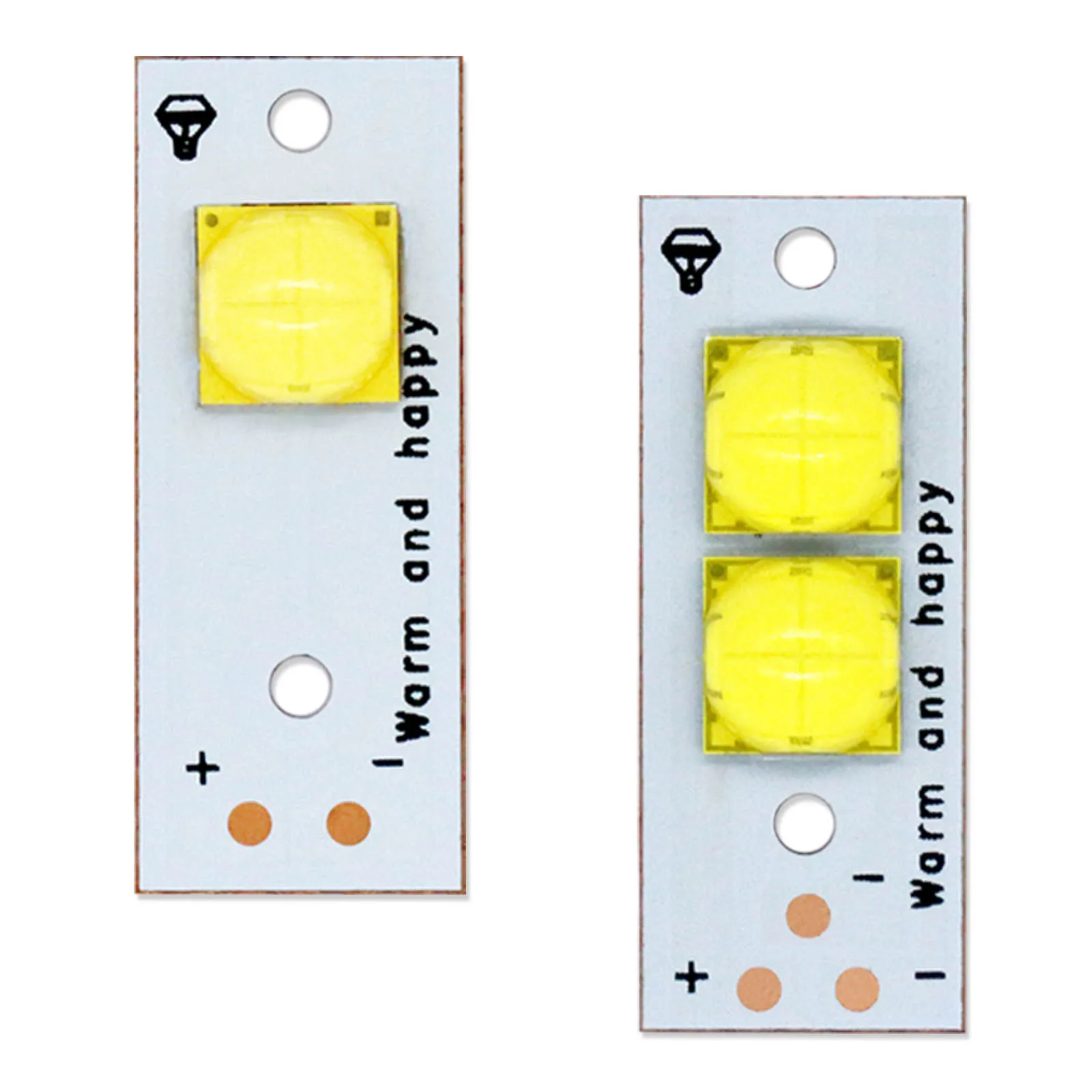 30W 60W XHP70 Copper PCB Full Power 6-7V XHP50 LED Lamp LED Diodes Light DIY Headlamp LED Car Lights Repairing White 6500K