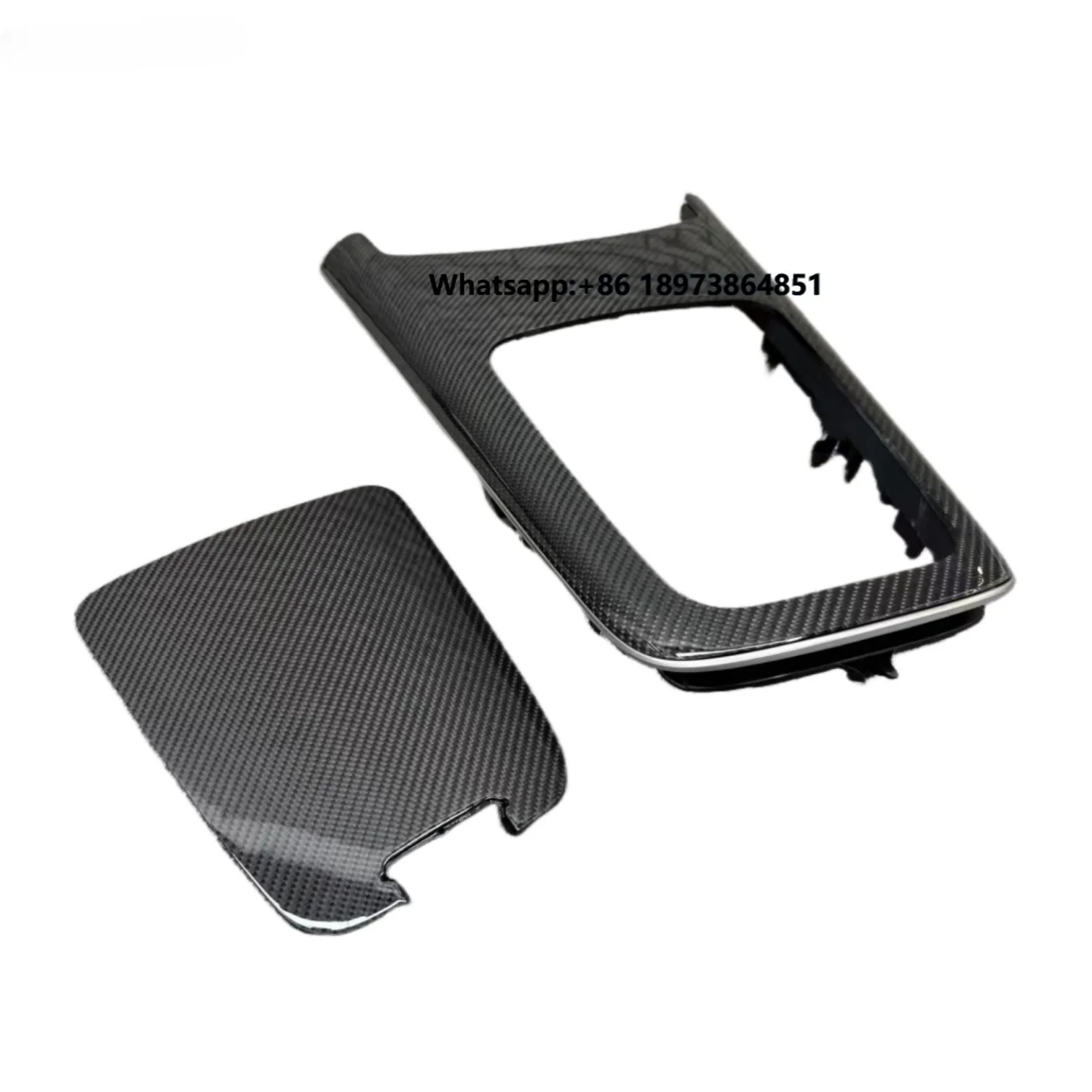 

High Quality Automotive OEM Interior for Mercedes Benz E63 E53 W214 Carbon Fiber Central Console Panel